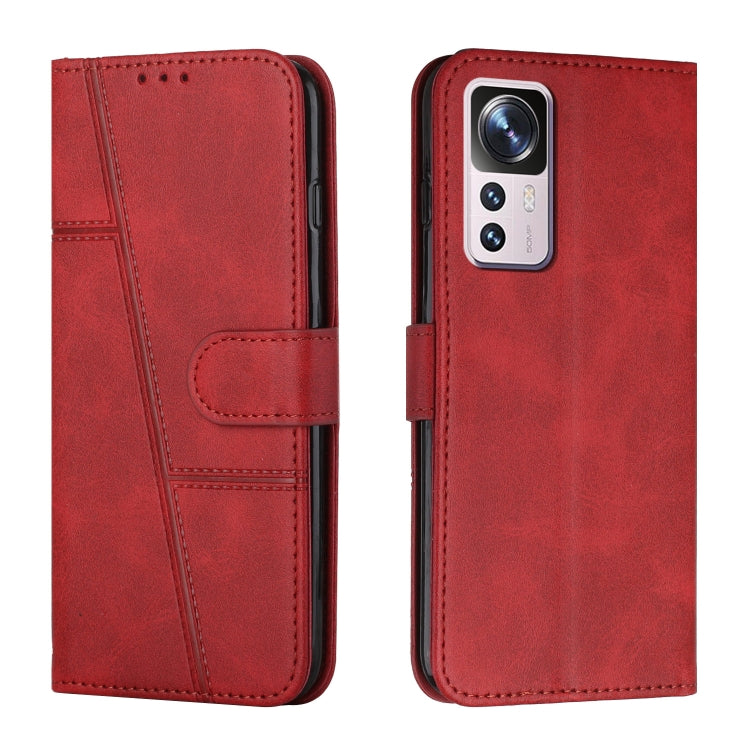 For Xiaomi 12T/12T Pro/Redmi K50 Ultra Stitching Calf Texture Buckle Leather Phone Case