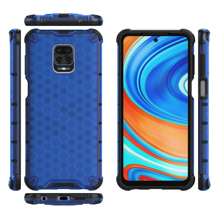 For Xiaomi Redmi Note 9S Shockproof Honeycomb PC + TPU Protective Case