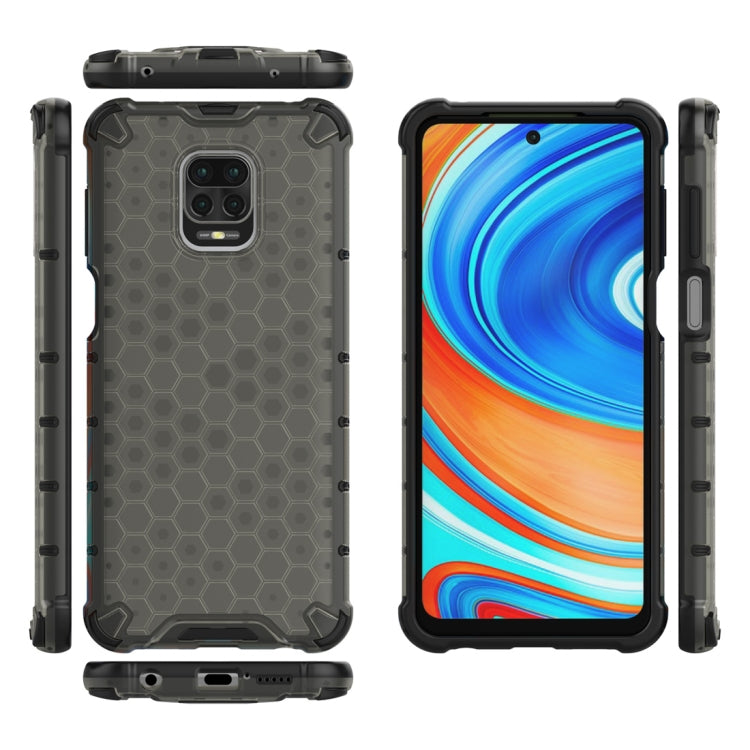 For Xiaomi Redmi Note 9 Pro Shockproof Honeycomb PC + TPU Protective Case