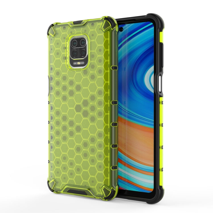 For Xiaomi Redmi Note 9 Pro Max Shockproof Honeycomb PC + TPU Protective Case