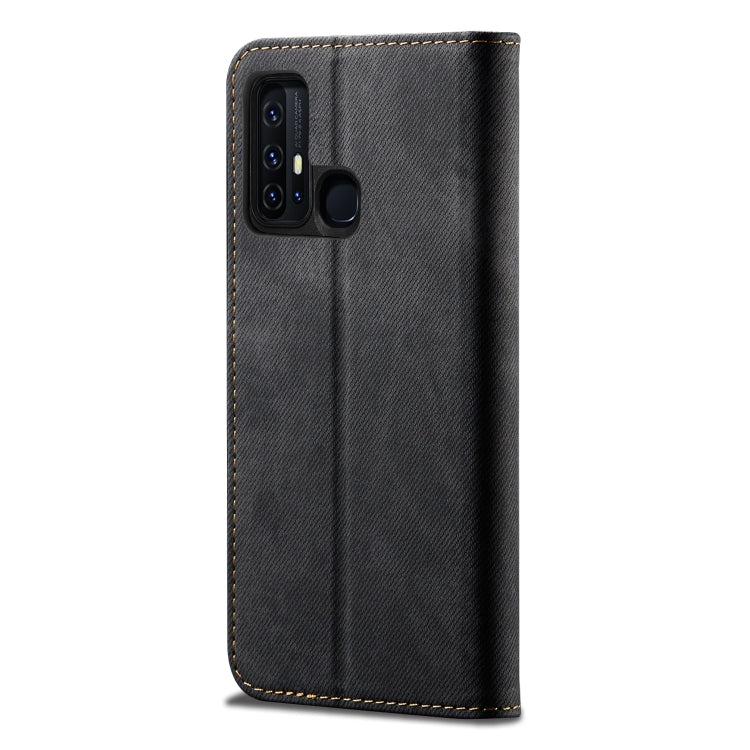 For Vivo Z6 Denim Texture Casual Style Horizontal Flip Leather Case with Holder & Card Slots & Wallet