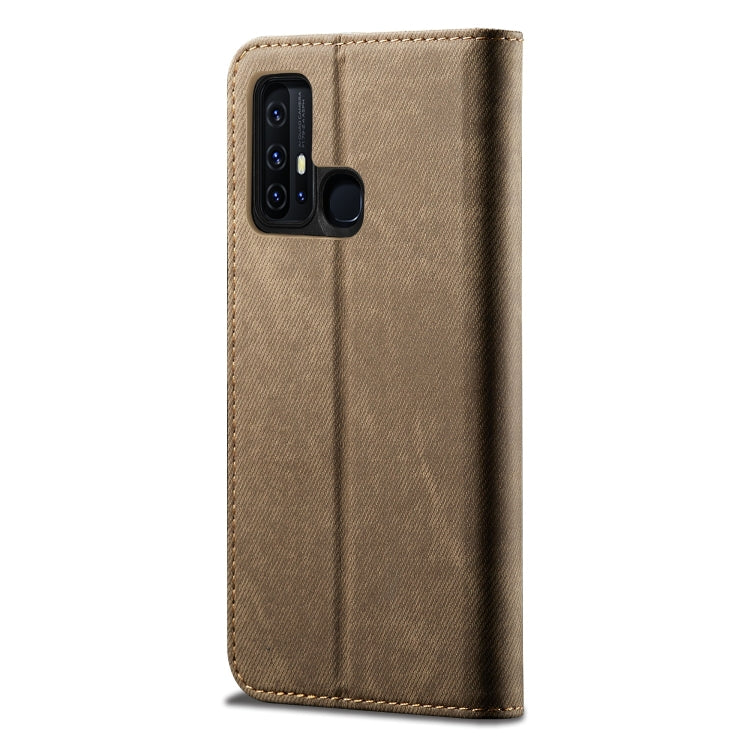 For Vivo Z6 Denim Texture Casual Style Horizontal Flip Leather Case with Holder & Card Slots & Wallet