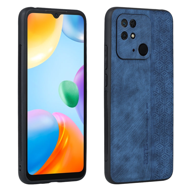 For Xiaomi Redmi 10C / 10 Indian AZNS 3D Embossed Skin Feel Phone Case