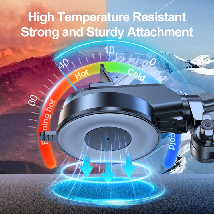 JOYROOM JR-ZS298 Auto Match Dashboard Wireless Car Charger Holder(Black)