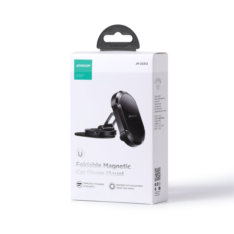 JOYROOM JR-ZS312 Foldable Magnetic Car Dashboard Phone Mount(Dark Grey)