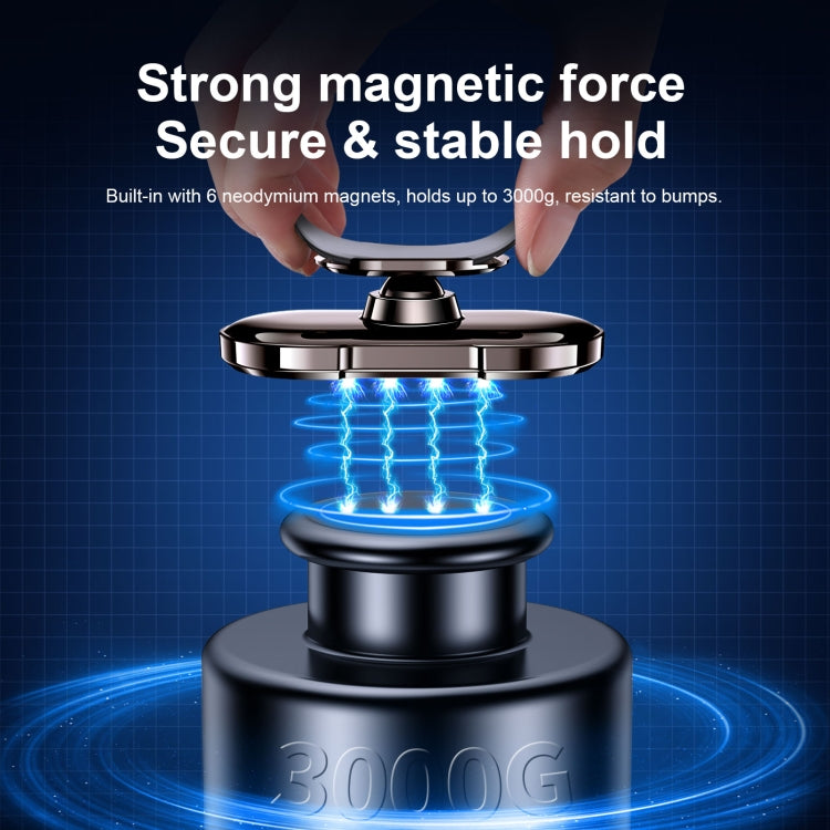 JOYROOM JR-ZS314 Runway Magnetic Car Dashboard Phone Mount(Dark Grey)