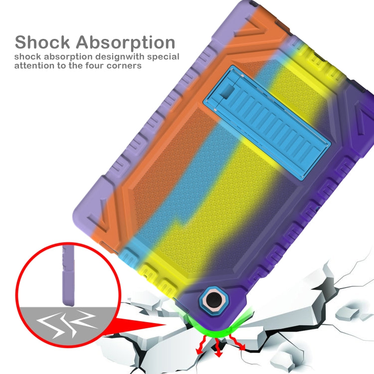For Samsung Galaxy Tab A8 10.5 2021 Silicone + PC Shockproof Protective Tablet Case