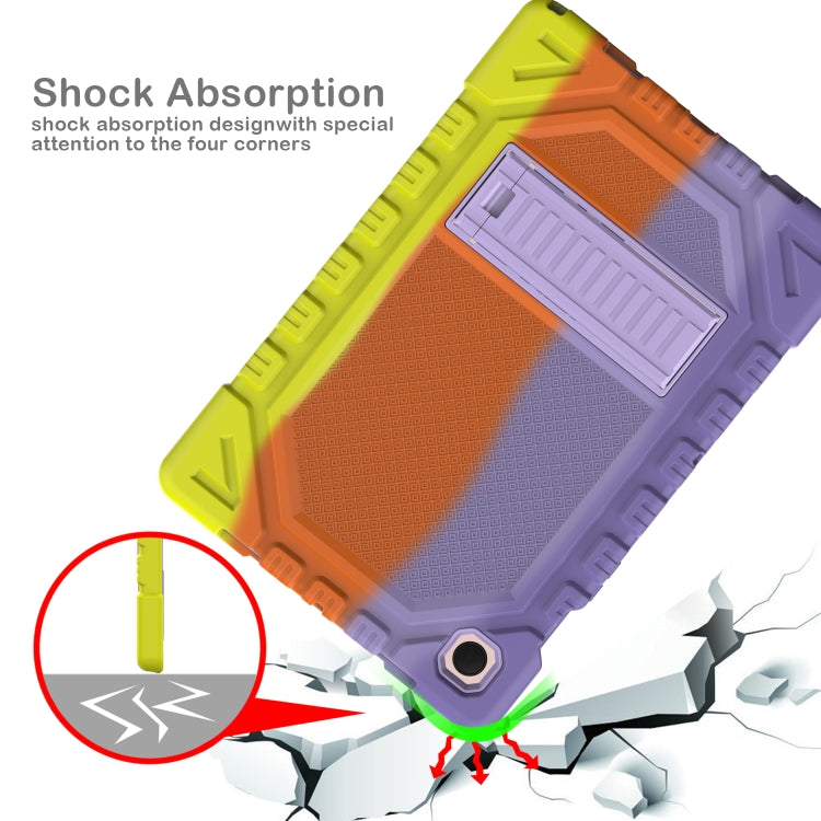 For Samsung Galaxy Tab A8 10.5 2021 Silicone + PC Shockproof Protective Tablet Case