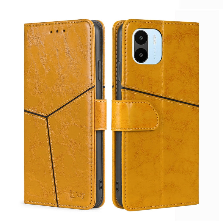 For Xiaomi Redmi A1 Geometric Stitching Leather Phone Case