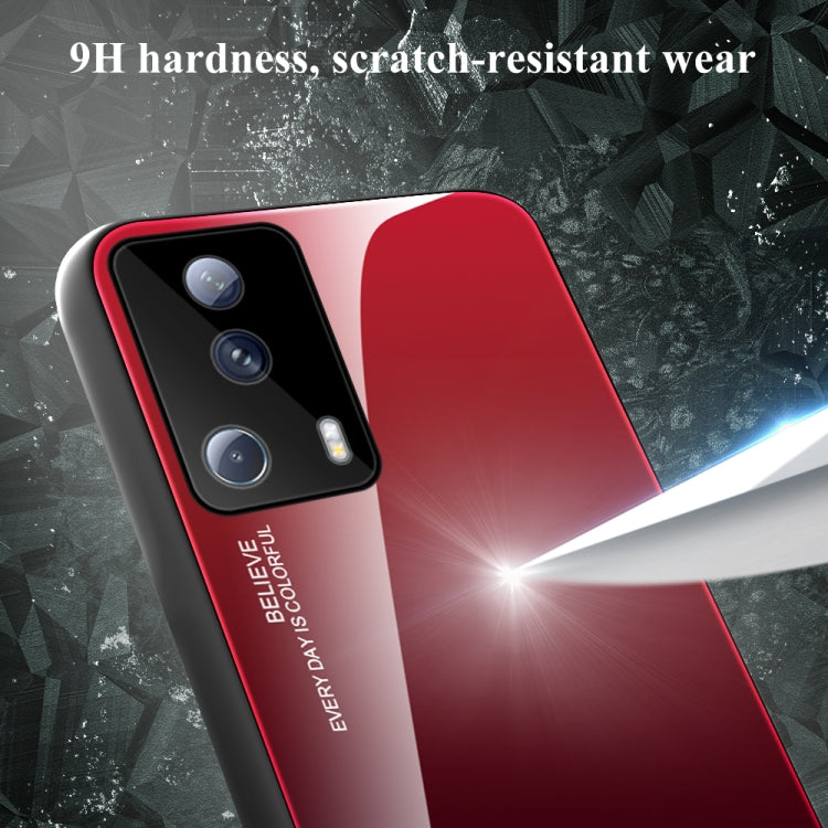 For Xiaomi Civi 2 Gradient Color Glass Phone Case