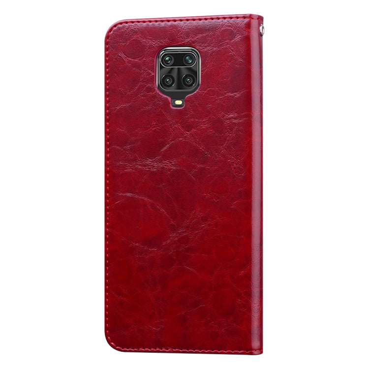 For Xiaomi Redmi Note 9 Pro Business Style Oil Wax Texture Horizontal Flip Leather Case, with Holder & Card Slots & Wallet