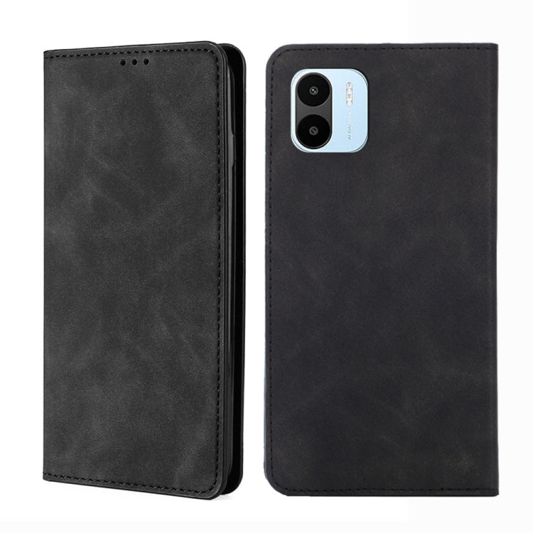 For Xiaomi Redmi A1 Skin Feel Magnetic Leather Phone Case