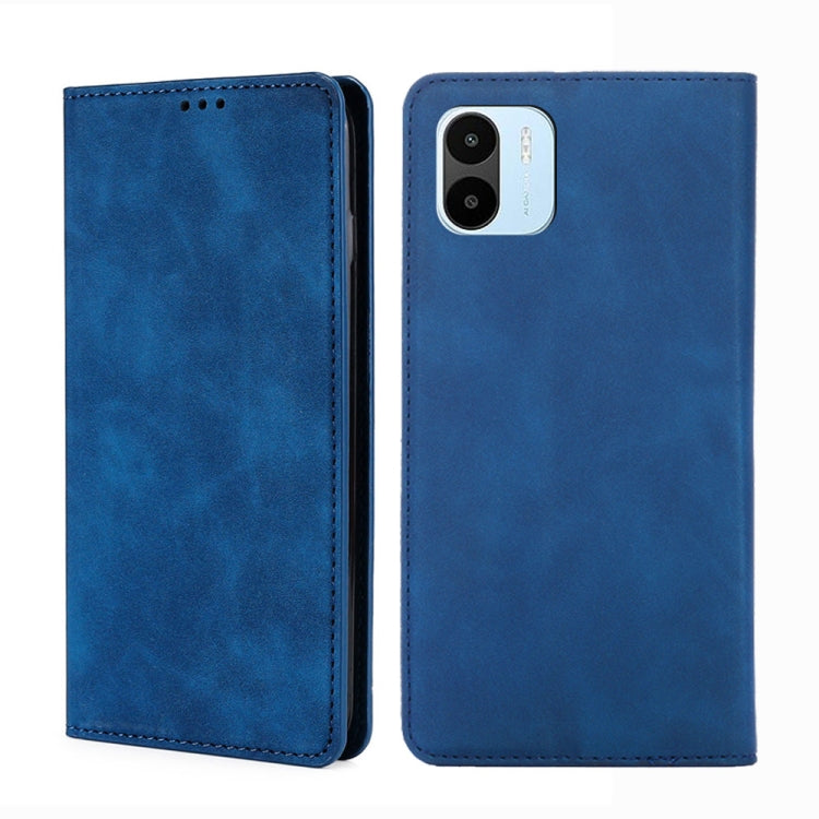 For Xiaomi Redmi A1 Skin Feel Magnetic Leather Phone Case
