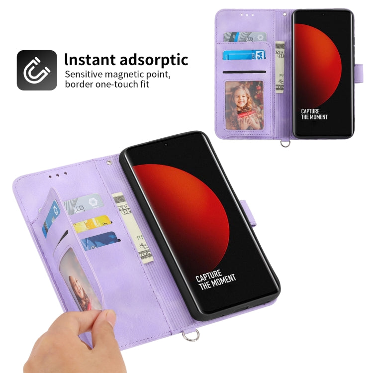 For Xiaomi 12 Ultra Skin-feel Flowers Embossed Wallet Leather Phone Case