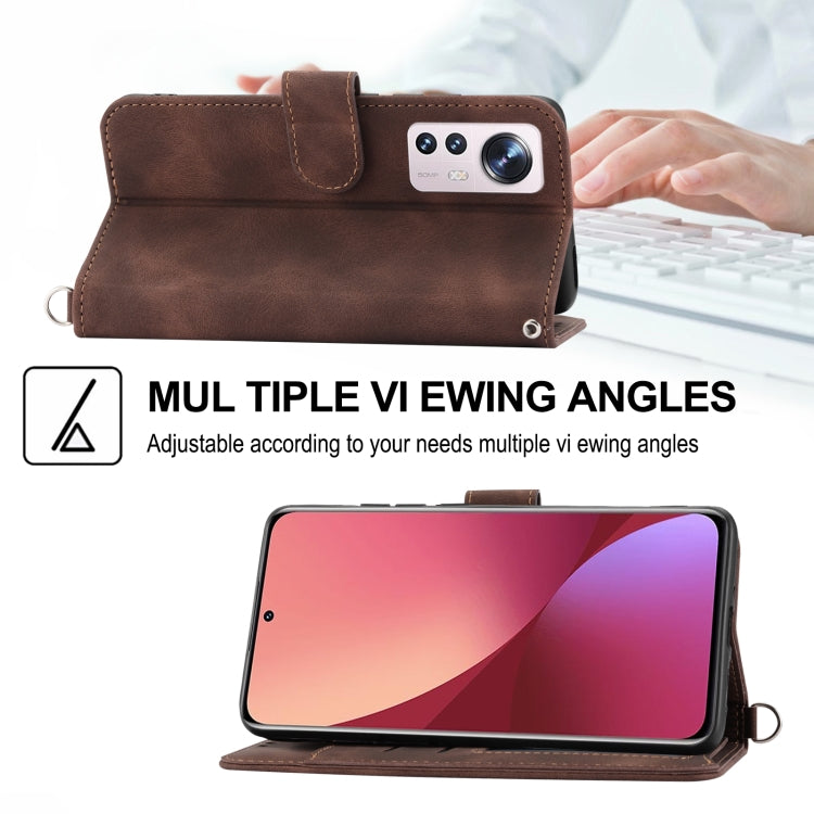 For Xiaomi 12T / 12T Pro / Redmi K50 Ultra Skin-feel Flowers Embossed Wallet Leather Phone Case