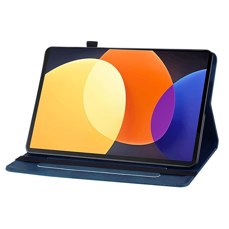 For Xiaomi Pad 5 Pro 12.4 Skin Feel Solid Color Zipper Leather Tablet Case