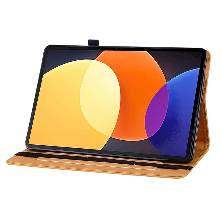 For Xiaomi Pad 5 Pro 12.4 Skin Feel Solid Color Zipper Leather Tablet Case
