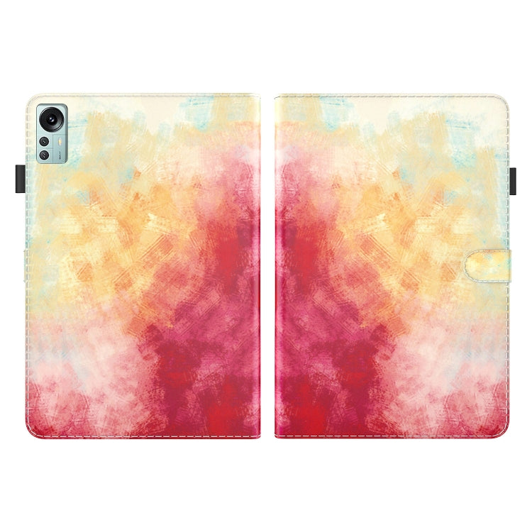 For Xiaomi Pad 5 Pro 12.4 Watercolor Pattern Flip Leather Tablet Case