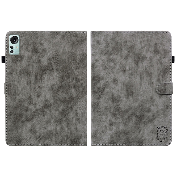 For Xiaomi Pad 5 Pro 12.4 Tiger Pattern Flip Leather Tablet Case