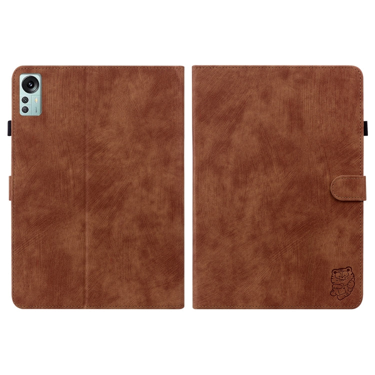 For Xiaomi Pad 5 Pro 12.4 Tiger Pattern Flip Leather Tablet Case