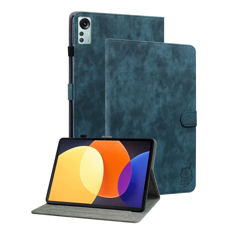 For Xiaomi Pad 5 Pro 12.4 Tiger Pattern Flip Leather Tablet Case