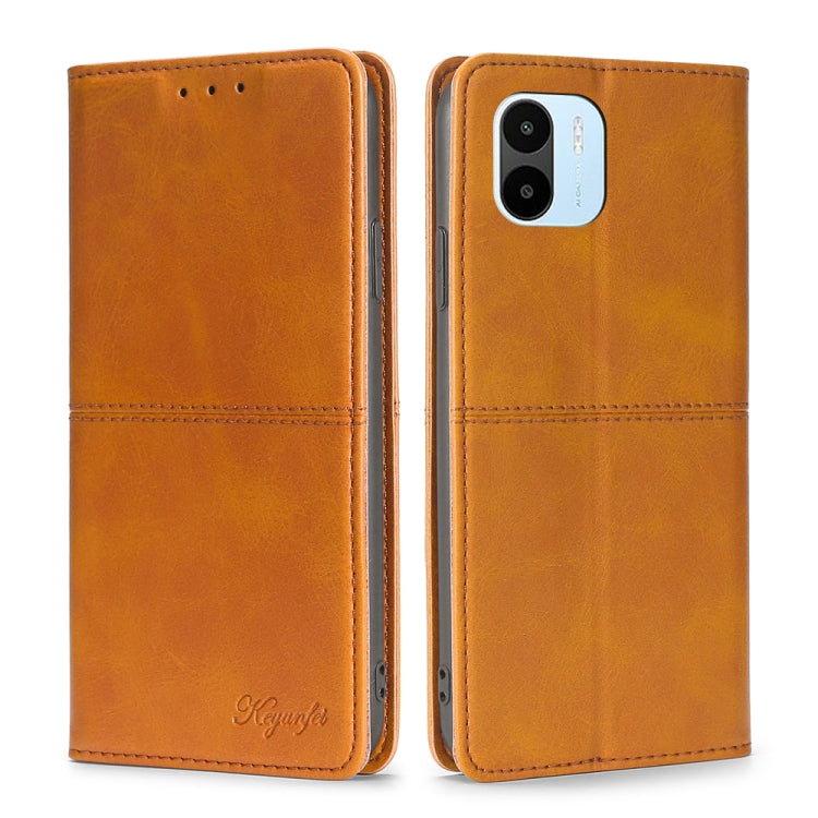 For Xiaomi Redmi A1 Cow Texture Magnetic Leather Phone Case