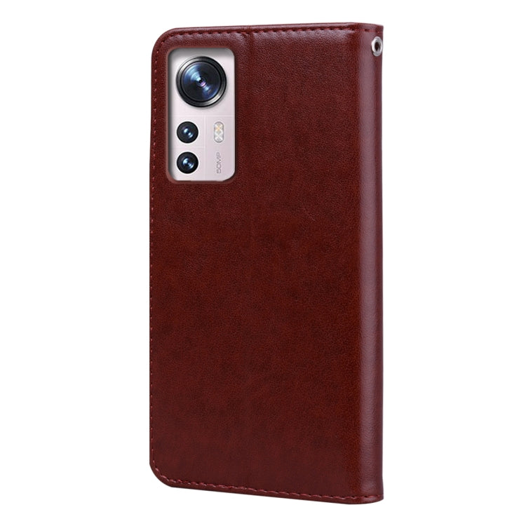 For Xiaomi 12/12X Rose Embossed Flip PU Leather Phone Case