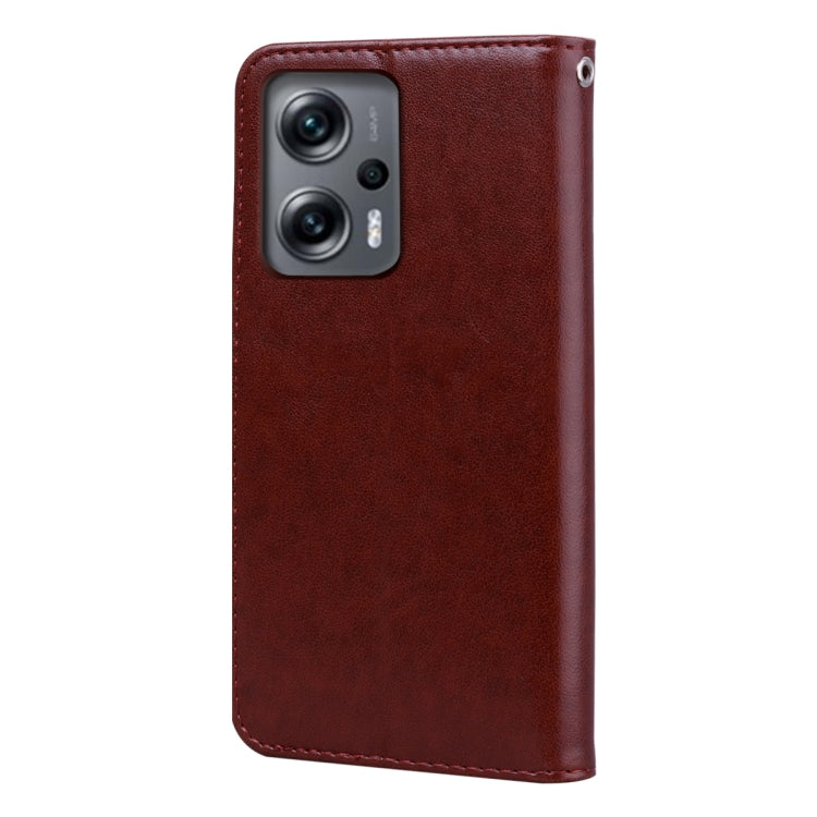 For Xiaomi Redmi Note 11T Pro 5G Rose Embossed Flip PU Leather Phone Case