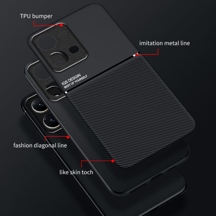 For vivo Y35 4G Classic Tilt Magnetic Phone Case
