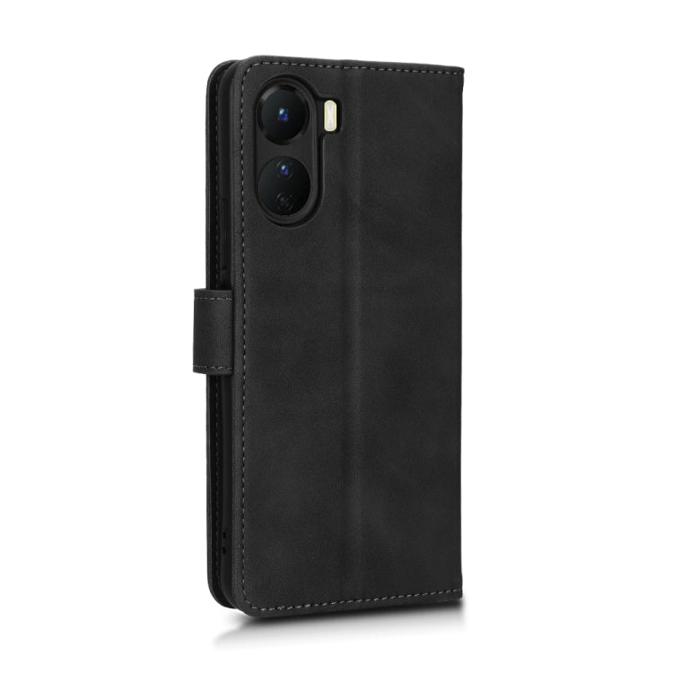 For vivo Y16 4G Skin Feel Magnetic Flip Leather Phone Case