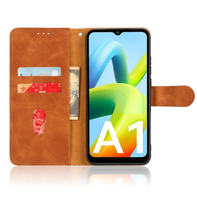 For Xiaomi Redmi A1 4G Skin Feel Magnetic Flip Leather Phone Case