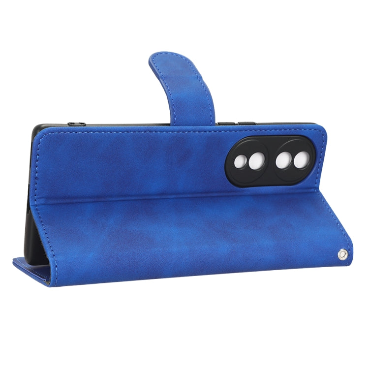 For Honor 70 5G Skin Feel Magnetic Flip Leather Phone Case