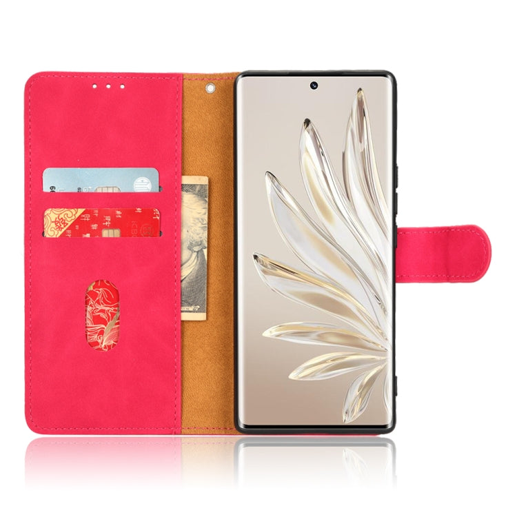 For Honor 70 5G Skin Feel Magnetic Flip Leather Phone Case