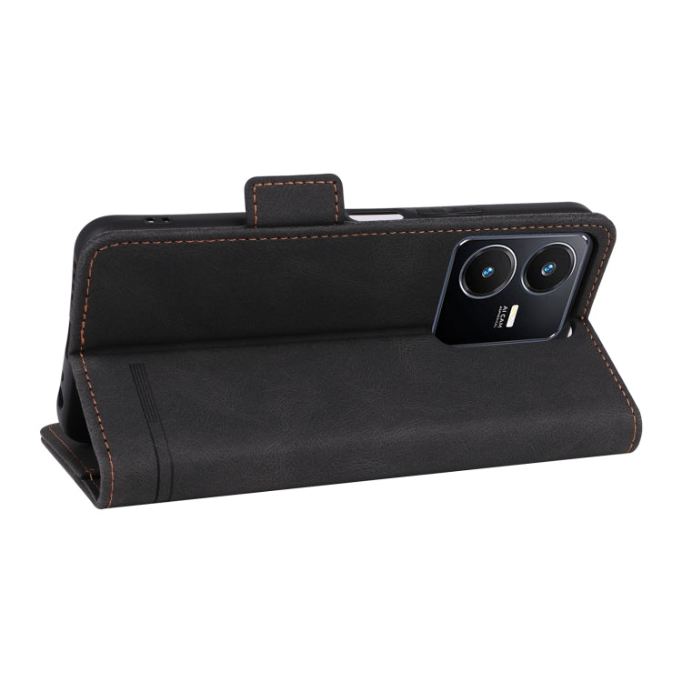 For vivo Y22s / Y35 Magnetic Clasp Leather Phone Case
