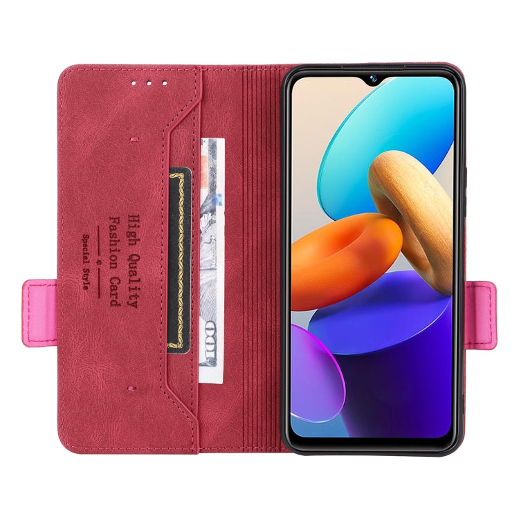 For vivo Y22s / Y35 Magnetic Clasp Leather Phone Case