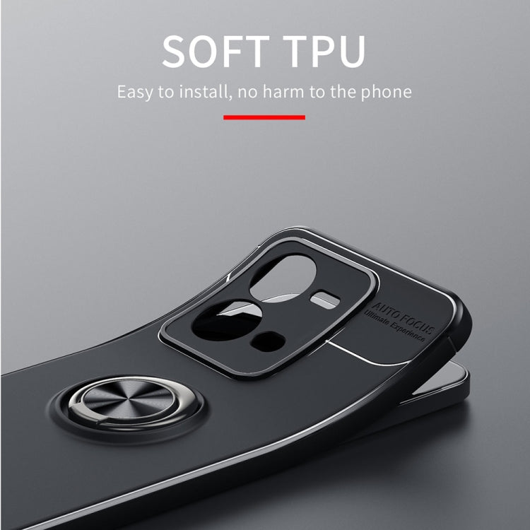 For vivo V25 Metal Ring Holder TPU Phone Case