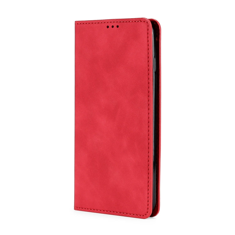 For OPPO K10 5G Global Skin Feel Magnetic Flip Leather Phone Case