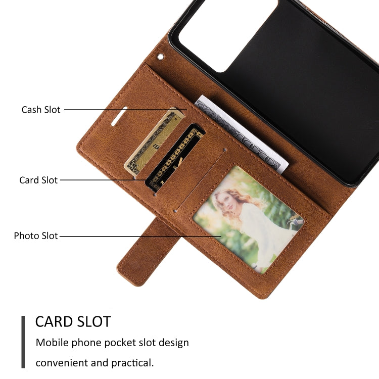 For Xiaomi Poco M4 Pro 4G Skin Feel Splicing Leather Phone Case