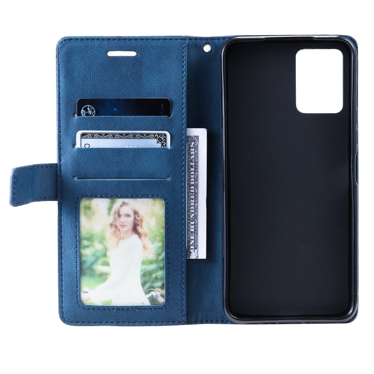 For vivo Y21 2021 / Y33s Skin Feel Splicing Leather Phone Case