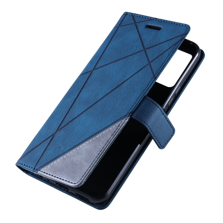 For vivo Y21 2021 / Y33s Skin Feel Splicing Leather Phone Case