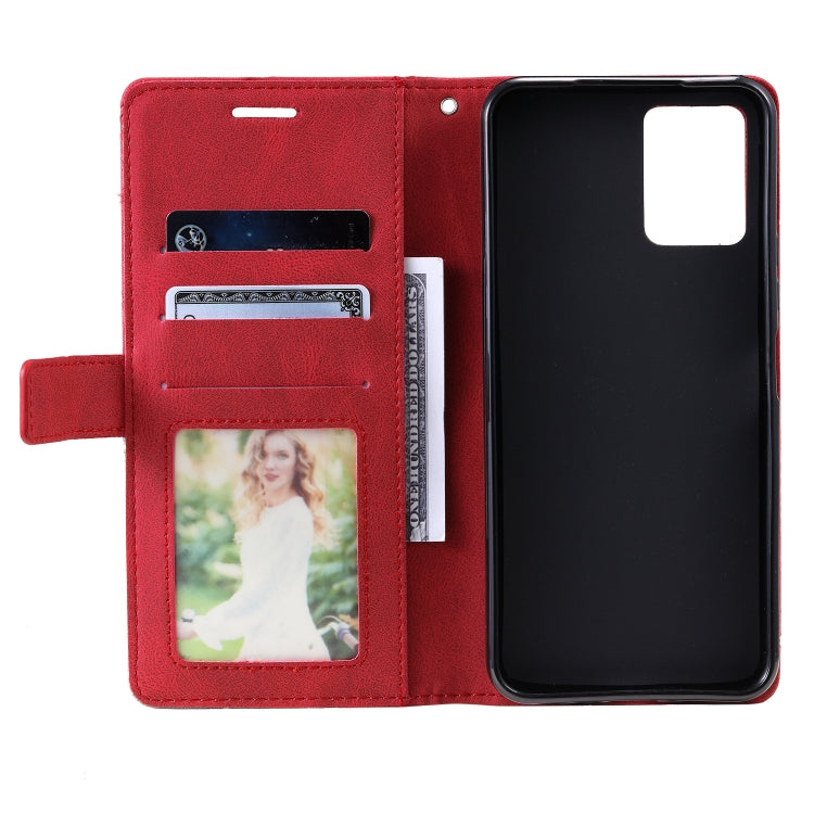 For vivo Y21 2021 / Y33s Skin Feel Splicing Leather Phone Case