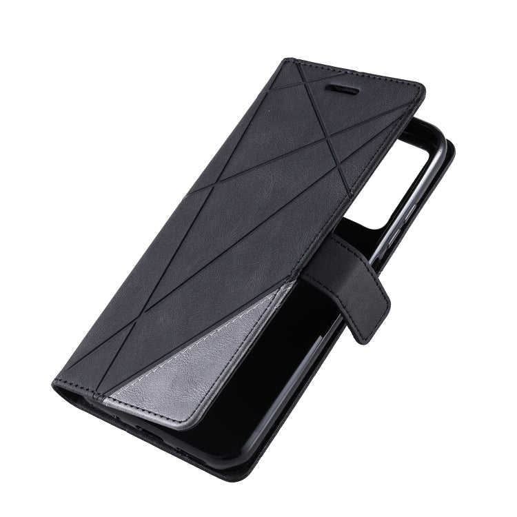 For Xiaomi Redmi 10 Prime+ 5G Skin Feel Splicing Leather Phone Case