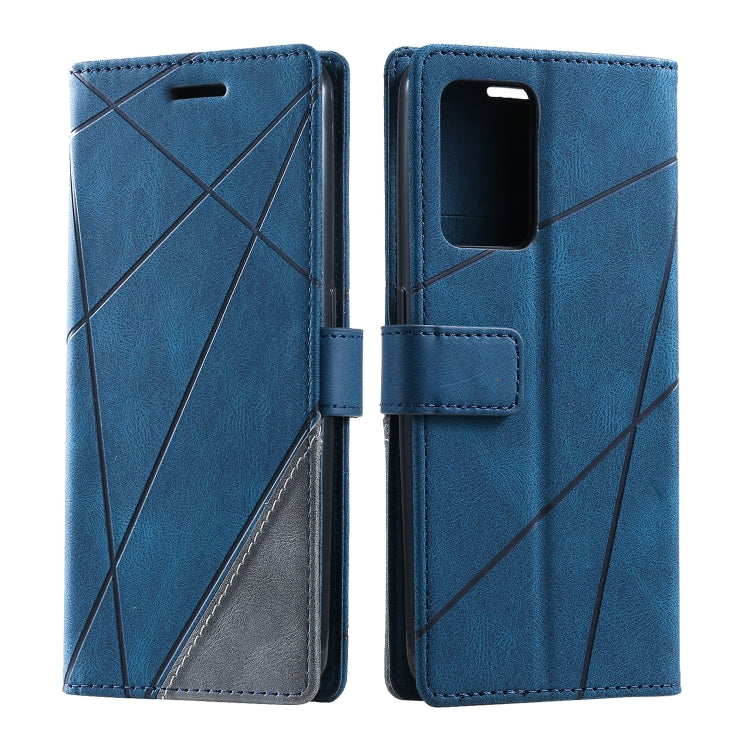 For OPPO Find X5 Lite Skin Feel Splicing Leather Phone Case