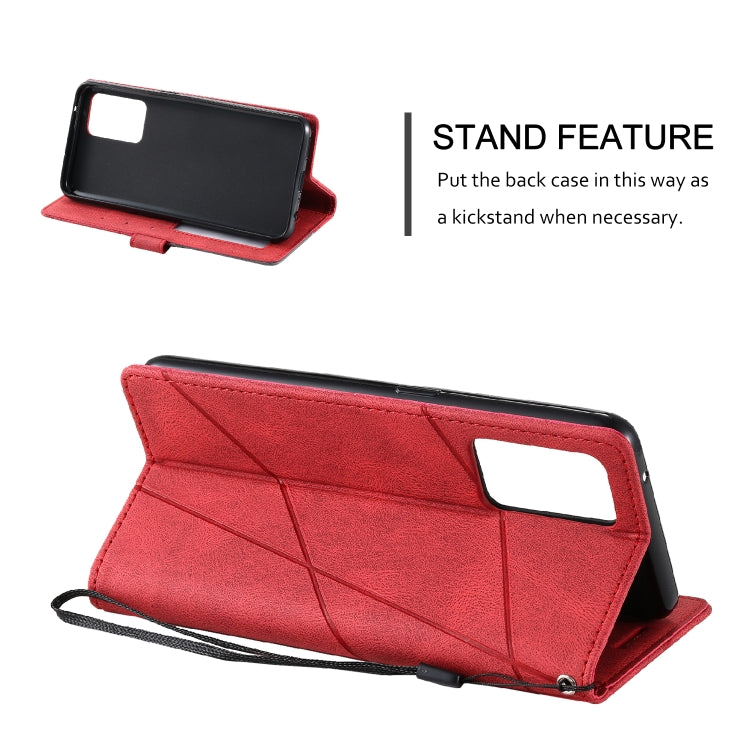 For OPPO Find X5 Lite Skin Feel Splicing Leather Phone Case