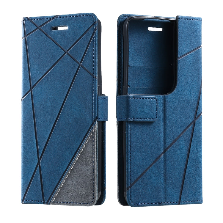 For OPPO Reno8 Pro+ Skin Feel Splicing Leather Phone Case