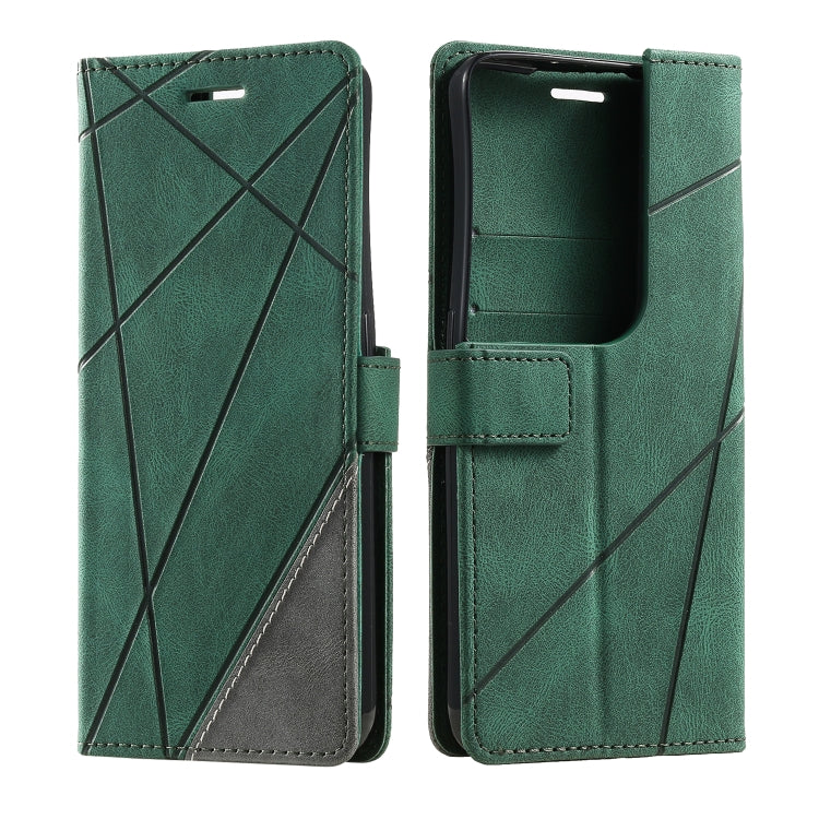 For OPPO Reno8 Pro+ Skin Feel Splicing Leather Phone Case