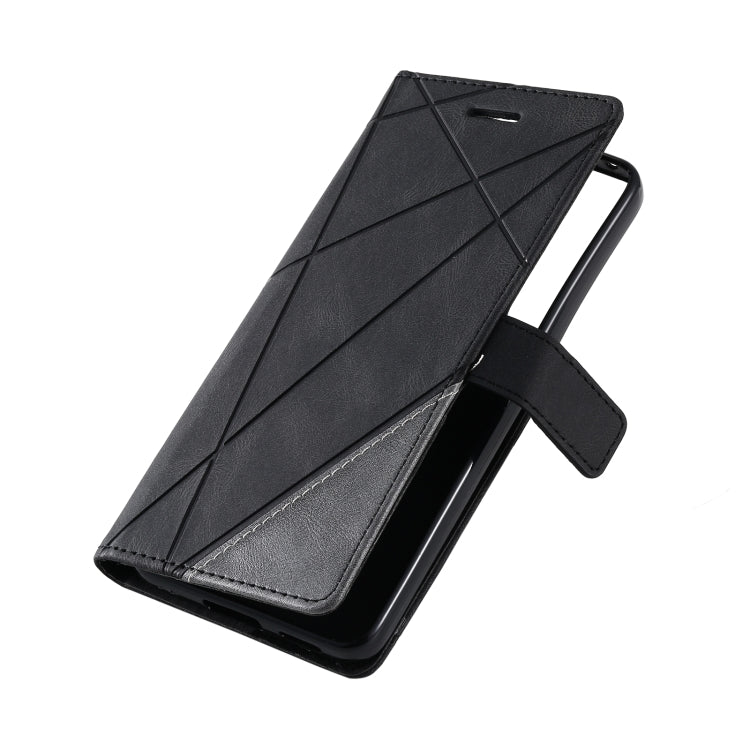 For OPPO Reno8 Skin Feel Splicing Leather Phone Case
