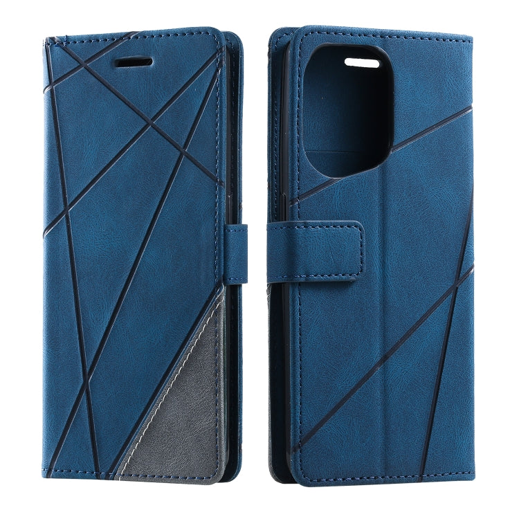 For OPPO Find X5 Skin Feel Splicing Leather Phone Case