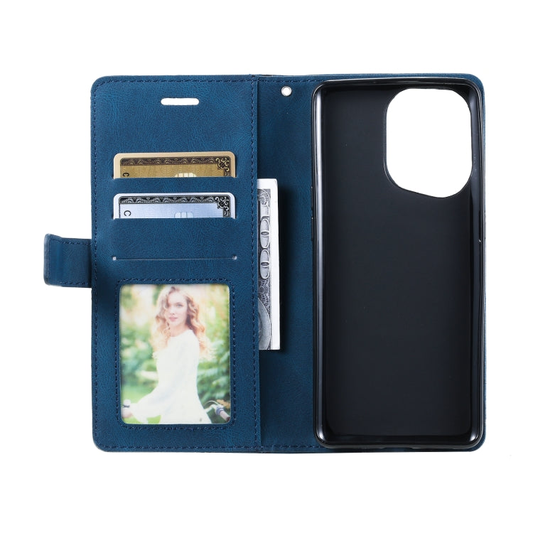 For OPPO Find X5 Skin Feel Splicing Leather Phone Case