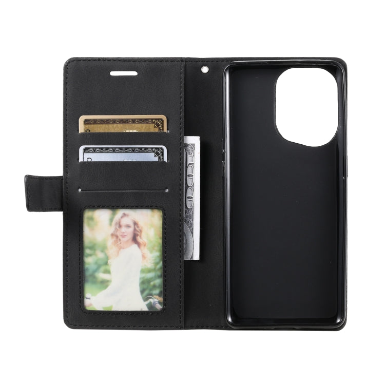 For OPPO Find X5 Skin Feel Splicing Leather Phone Case